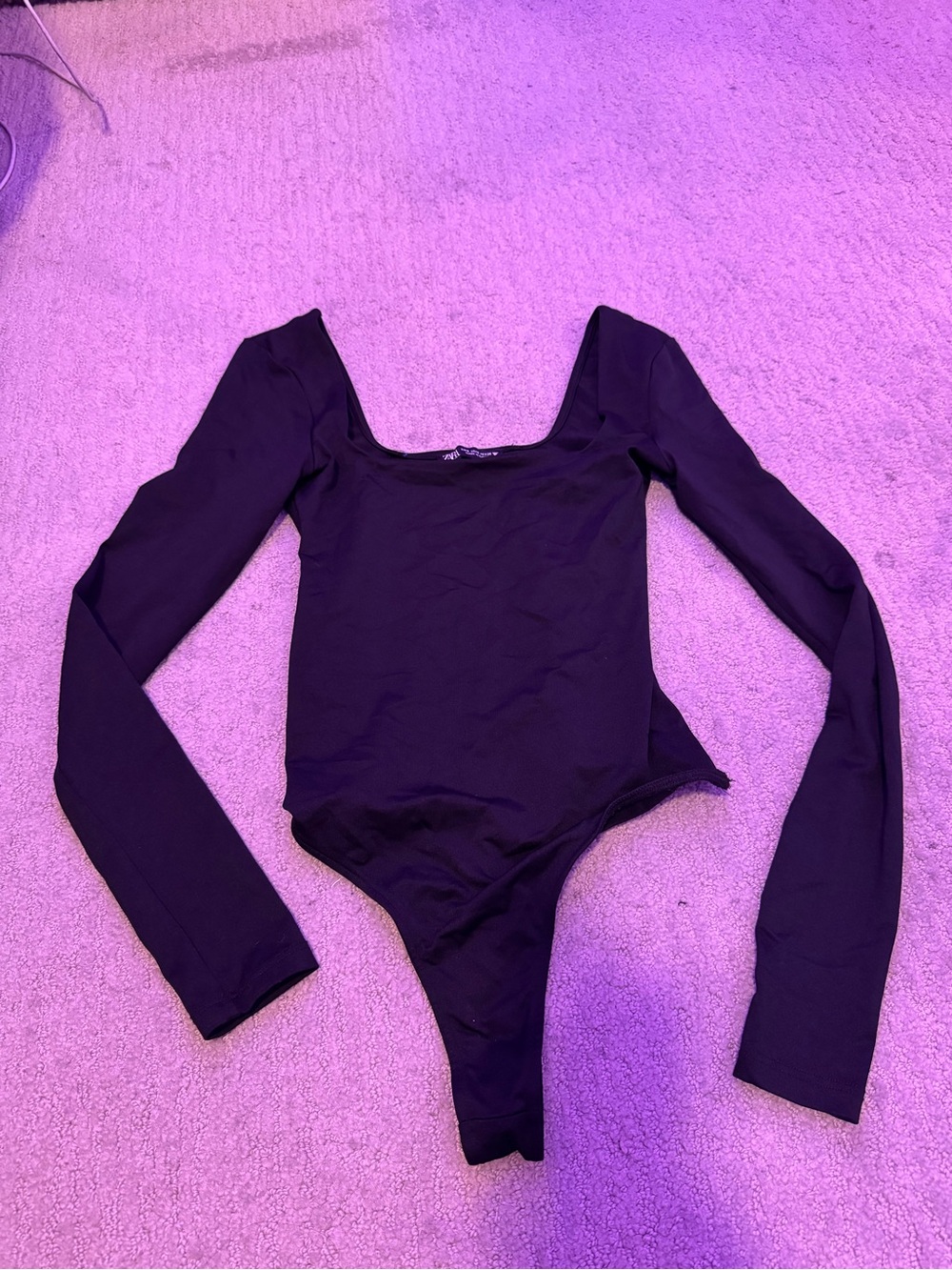 Black Long Sleeve Bodysuit